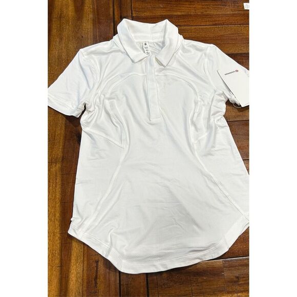Lululemon Quick drying short sleeve polo sz 10 - Picture 2 of 4